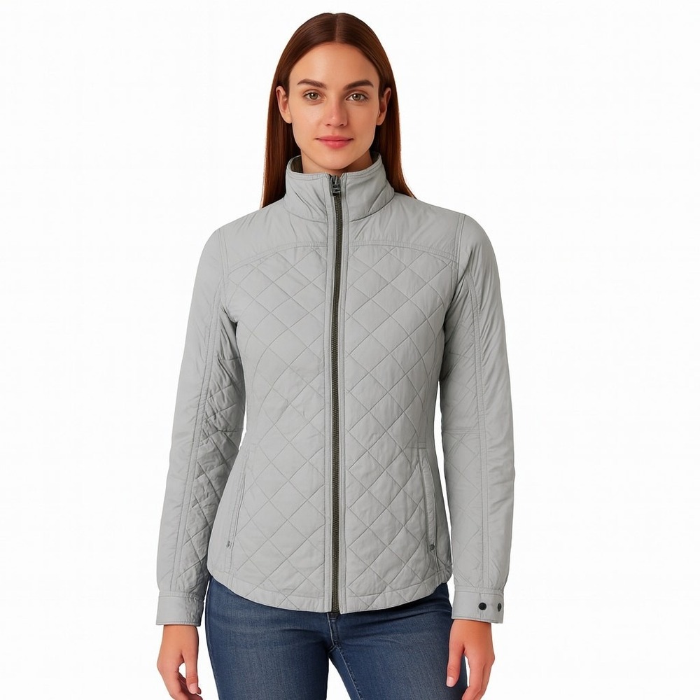 KÜHL Projekt Kadence Quilted Jacket Women's XS Gray Full Zip Outdoor Hiking